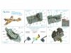 Quinta Studio QD32214 P-40M WarHawk 3D-Printed coloured Interior on decal paper (Trumpeter) 1/32